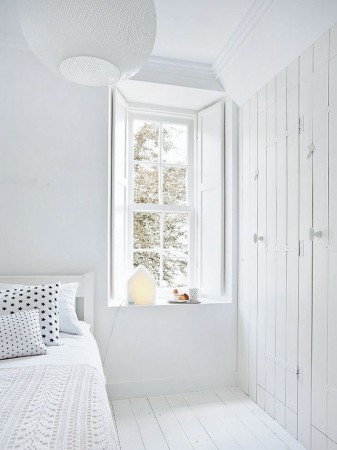 Houten luiken + inbouwkast